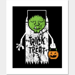 Frankenghost Halloween 2019 Frankenstein Ghost Spooky Trick or Treat Posters and Art